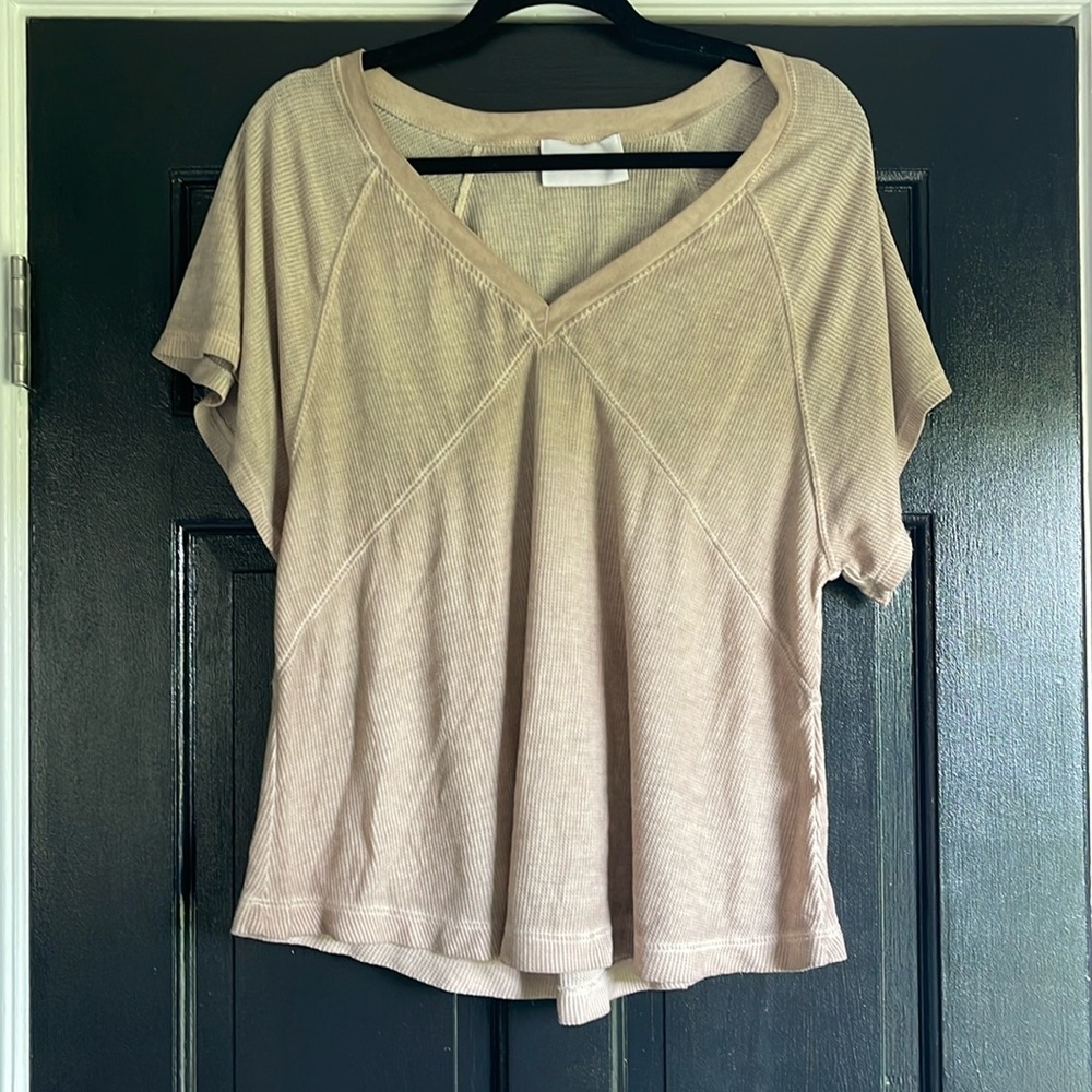 Lightweight light brown top